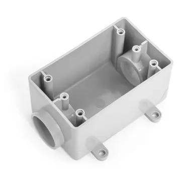 Single Gang Box — 2 Straight Way