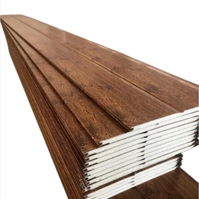 Insulated Metal Carved Wall Panel — Wood Grain
