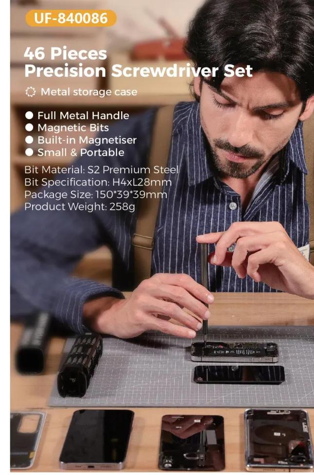 46 Pieces Precision Screwdriver Set (UF-840086)