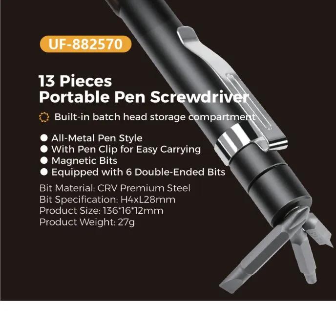 13 Pieces Portable Pen Screwdriver (UF-882570)