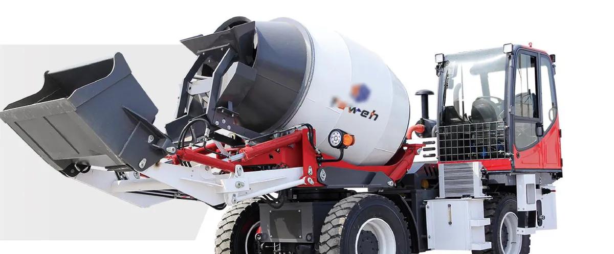 Self-Loading Concrete Mixer Truck — YW3200