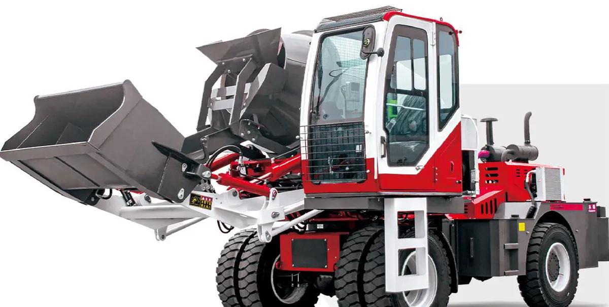 Self-Loading Concrete Mixer Truck — YW4000