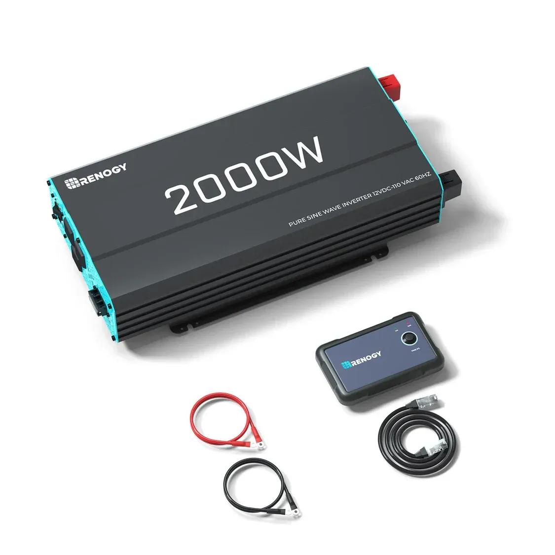 Pro 12V 2000W Pure Sine Wave Inverter with Bluetooth