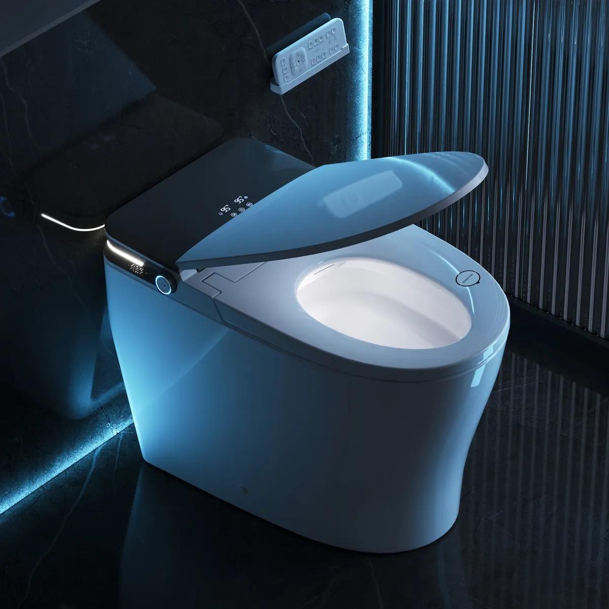 DV-1S0371-V3 ADA Smart Toilet with Foam Shield & Powerful 1000 MAP Flush