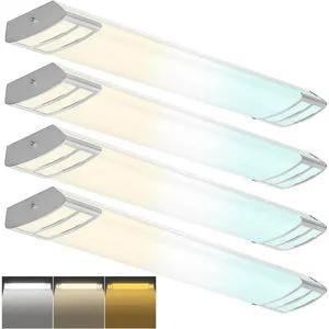 4FT LED Light Fixtures, 30W/40W/50W, Dimmable, Selectable 3000K/4000K/5000K