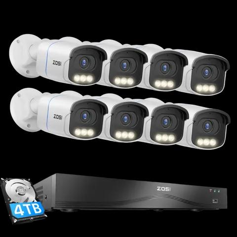 C186A 4K 16-Channel True Color Night PoE System
