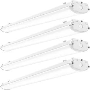 LED Vapor Tight Light Fixture, 4FT, 50W, 5000LM, 5000K, IP66 Waterproof, Plug & Play