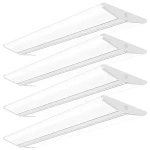 4FT Flush Mount LED Ceiling Light, Ultra Slim, 72W, 8000 Lumens, 4000K, Linkable
