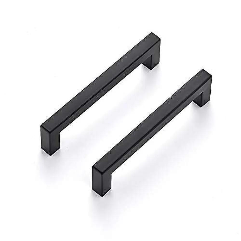 30 Pack 5 Inch Cabinet Pulls Matte Black Stainless Steel Kitchen Drawer Pulls Cabinet Handles