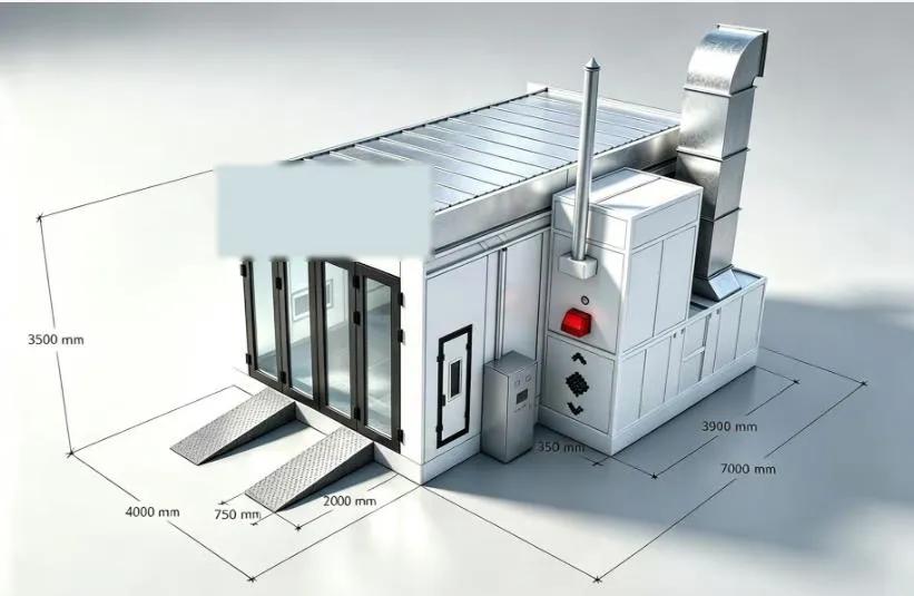 European-Style Spray Baking Booth — Model X-8800