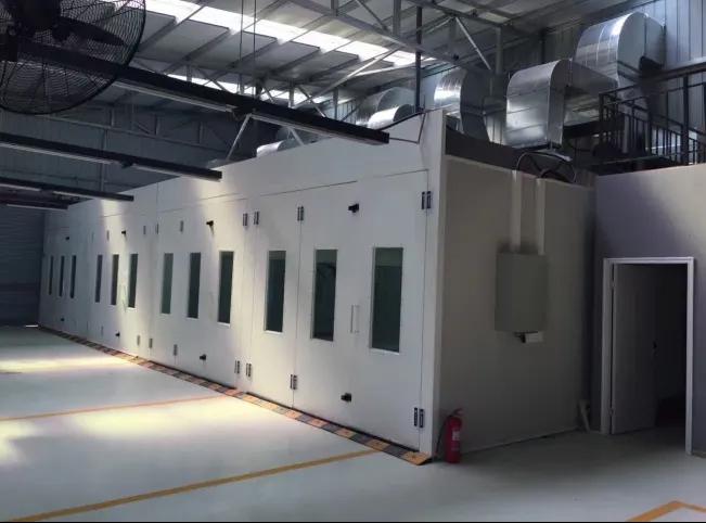 European-Style Electric Spray Booth with Basement