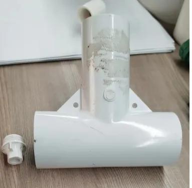 Reducing 4 way with plug (plug) (AN44) — 1-1/2*1/2