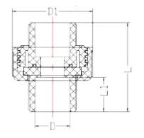 UPVC DIN PN16 Union — 20 to 110