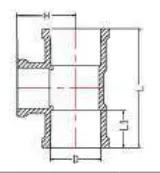 PVC-U NBR 5648 Reducing Tee — 25×20 to 110×90