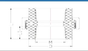 PVC-U NBR 5648 Male Socket — 20×1/2" to 25×3/4"