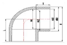 PVC PN10 90° Elbow — 20 to 400