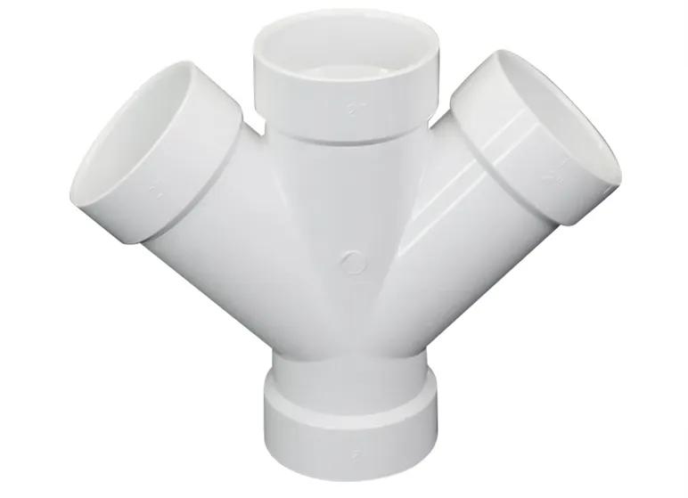 PVC Double Wye(D34) — 4"