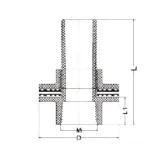 PP Tank Nut — 1/2" to 2"