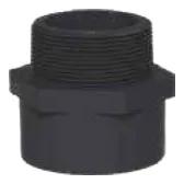 UPVC ASTM SCH80 Male Adapter (Hex) — 1/2" to 2"