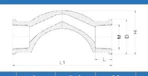 PP Step Over Bend — 3/4"