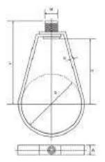 Metal Pipe Clamp Hanger