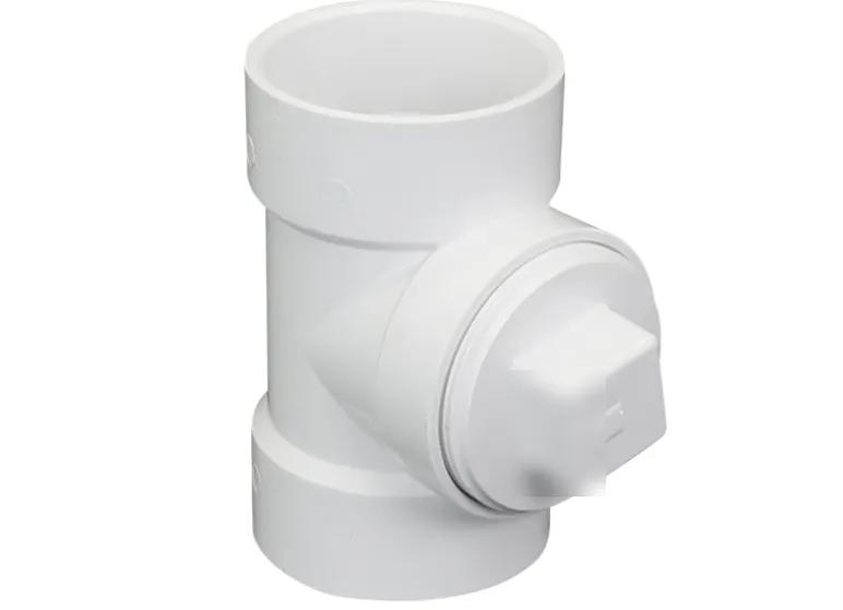 PVC Test Tee With PLUG(NSF)(D35) — 2" x 2"F"