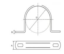 Metal U-Type With Rubber