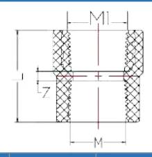 Brass BSP Thread Socket — 1/2"×1/2" to 3/4"×1/2"