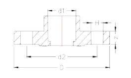 CPVC ASTM SCH80 One Piece Flange — 1" to 2"