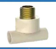 CPVC ASTM D2846 Male Tee (Brass Insert) — 3/4"×1/2" to 1"×3/4"