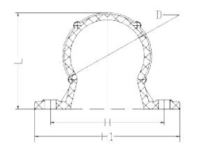 UPVC ASTM SCH80 Clip — 1/2" to 2"
