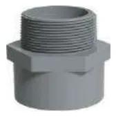 CPVC ASTM SCH80 Male Adapter — 1/2" to 2"