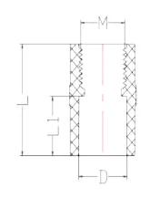 CPVC ASTM SCH80 Female Adapter — 1/2" to 2"
