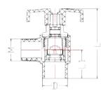 CPVC ASTM D2846 Angle Valve C — 1/2"