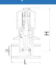 PVC-U BSP Thread Stop Valve (Thread) — 1/2" to 1"