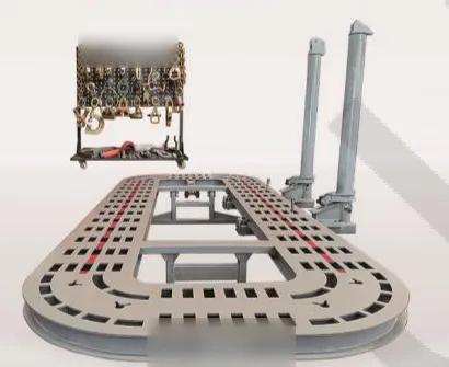 Five-Holes Car Frame Machine — 2.2×5.6m