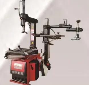 Three-Point Pressure Tire Rear-Leaning Auxiliary Arm Tire Scraping Machine — Model AD418