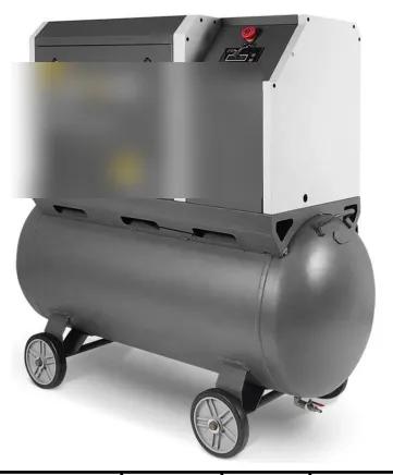 Two In One Rotary Gas Screw Air Compressor 7.5 hp