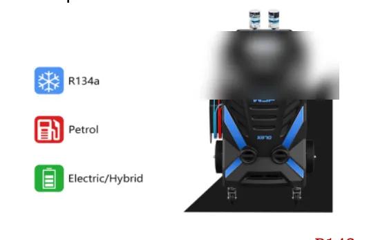 X870 Fully Automatic AC Recovery Machine for Small Can Charge