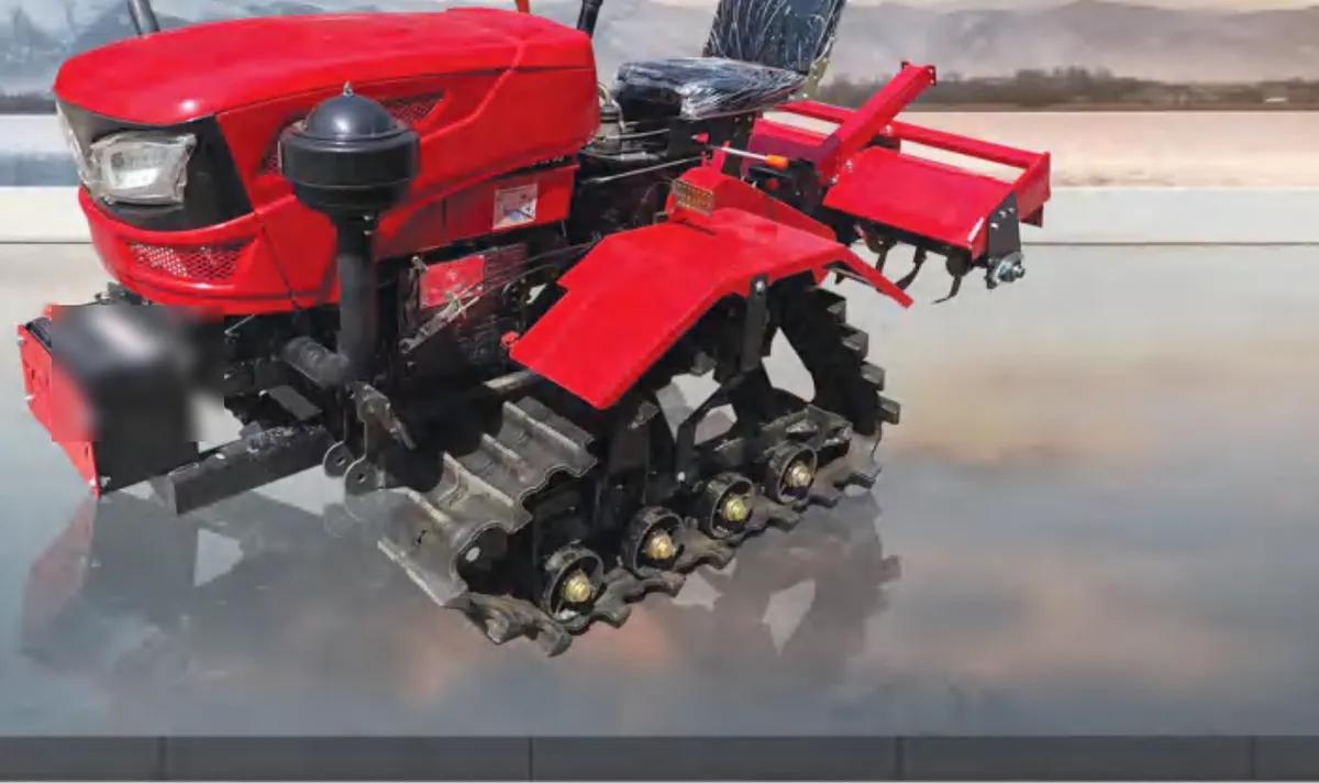 Crawler Rotary Cultivator — 35HP Paddy/Dry Dual-Purpose