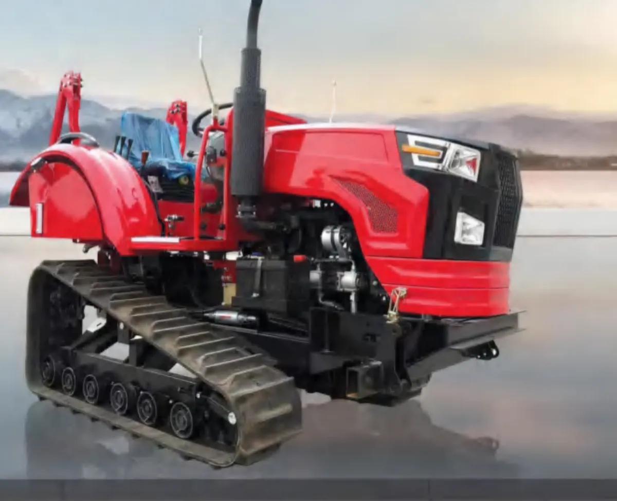Crawler Rotary Cultivator — 50/60HP Paddy/Dry Dual-Purpose