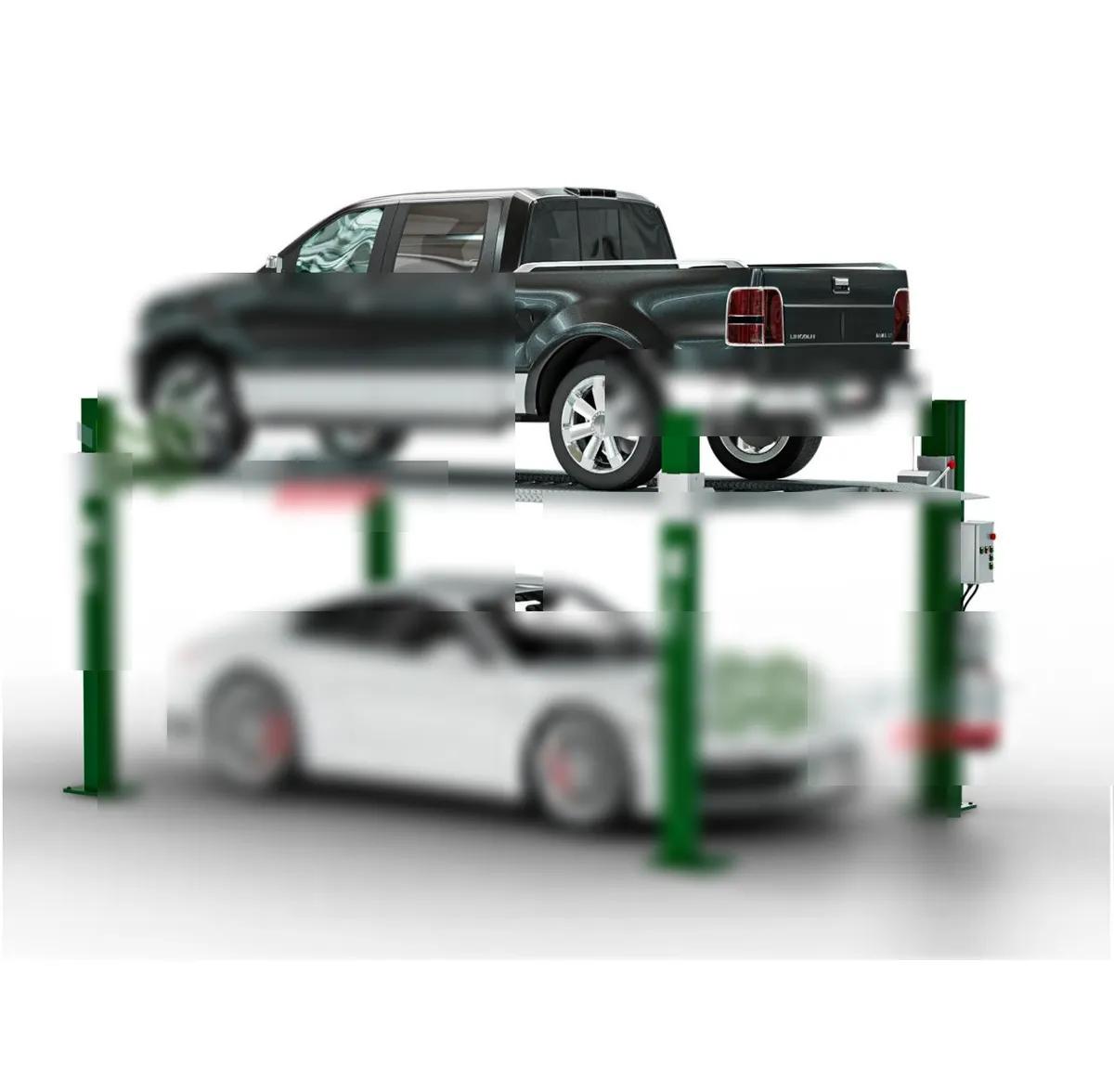 4-Post Parking Lift — 4.0T / 2000mm, Tube Post (PFP40/2000)